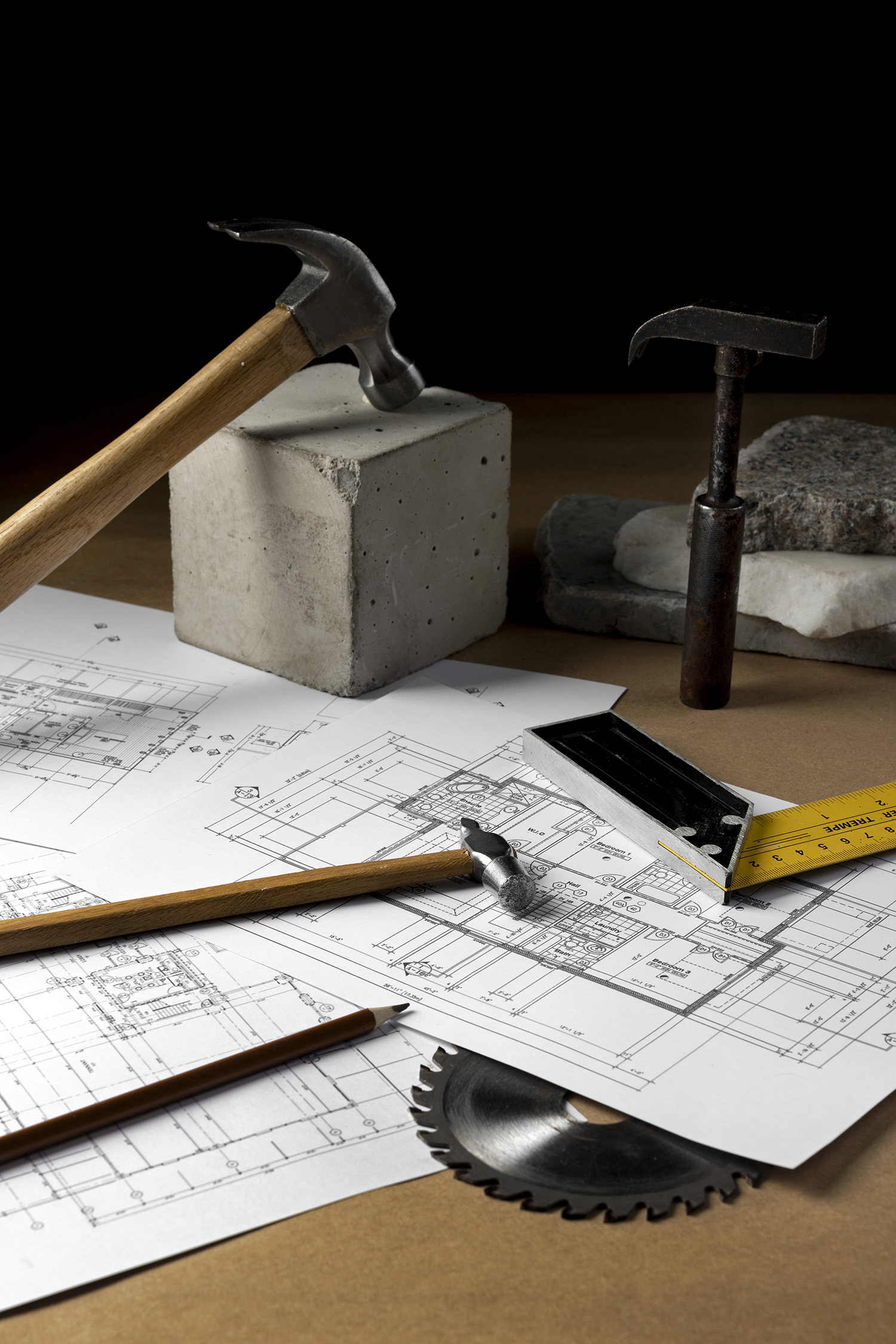 construction-hammers-still-life