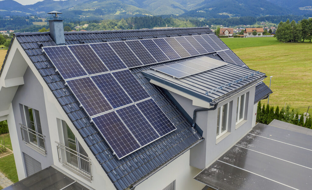 solar panels house